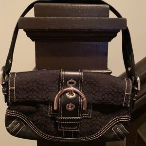 COPY - Coach Signature Mini Shoulder Bag Black